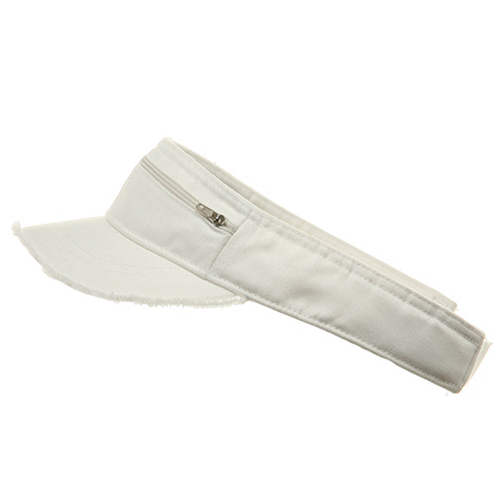 Enzyme Washed Cotton Twill Visor