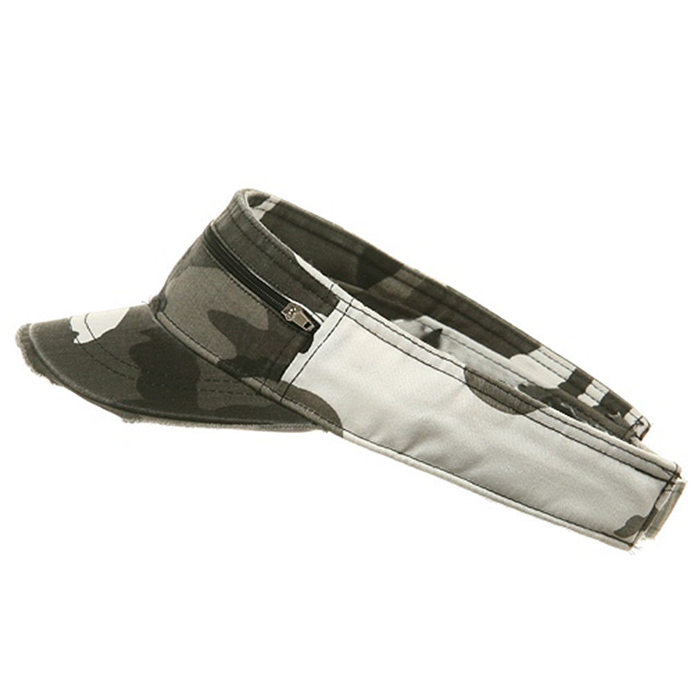 Enzyme Washed Cotton Twill Visor