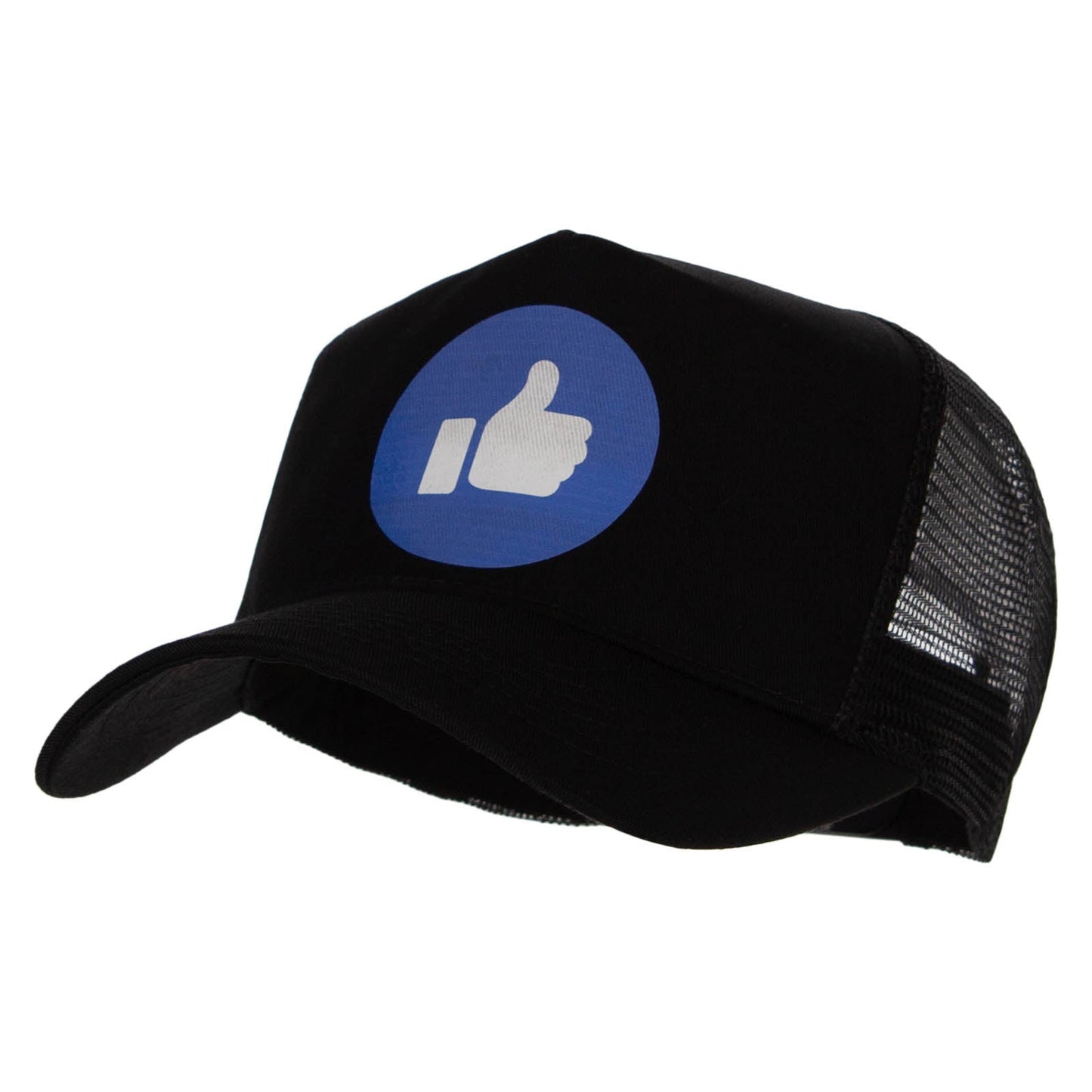 Like Button Heat Transfer PET Spun Mesh Cap