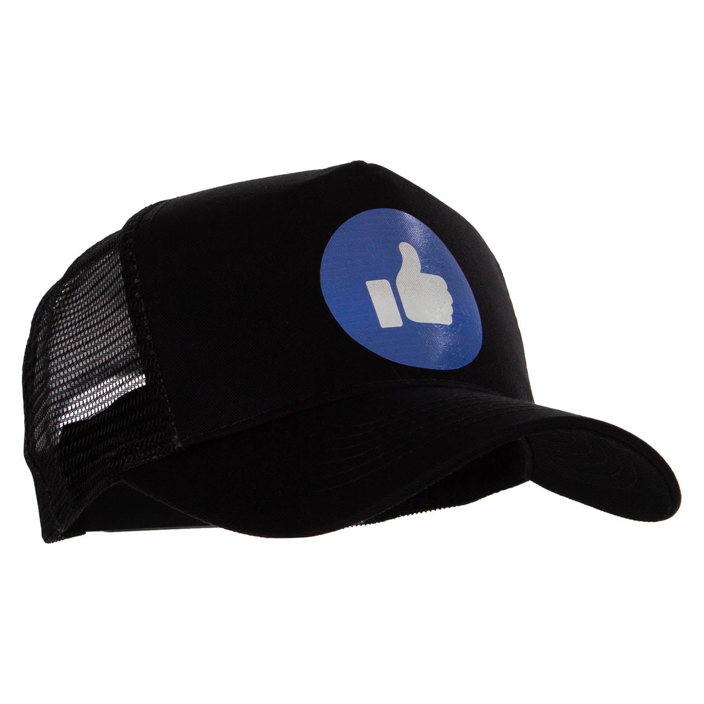 Like Button Heat Transfer PET Spun Mesh Cap