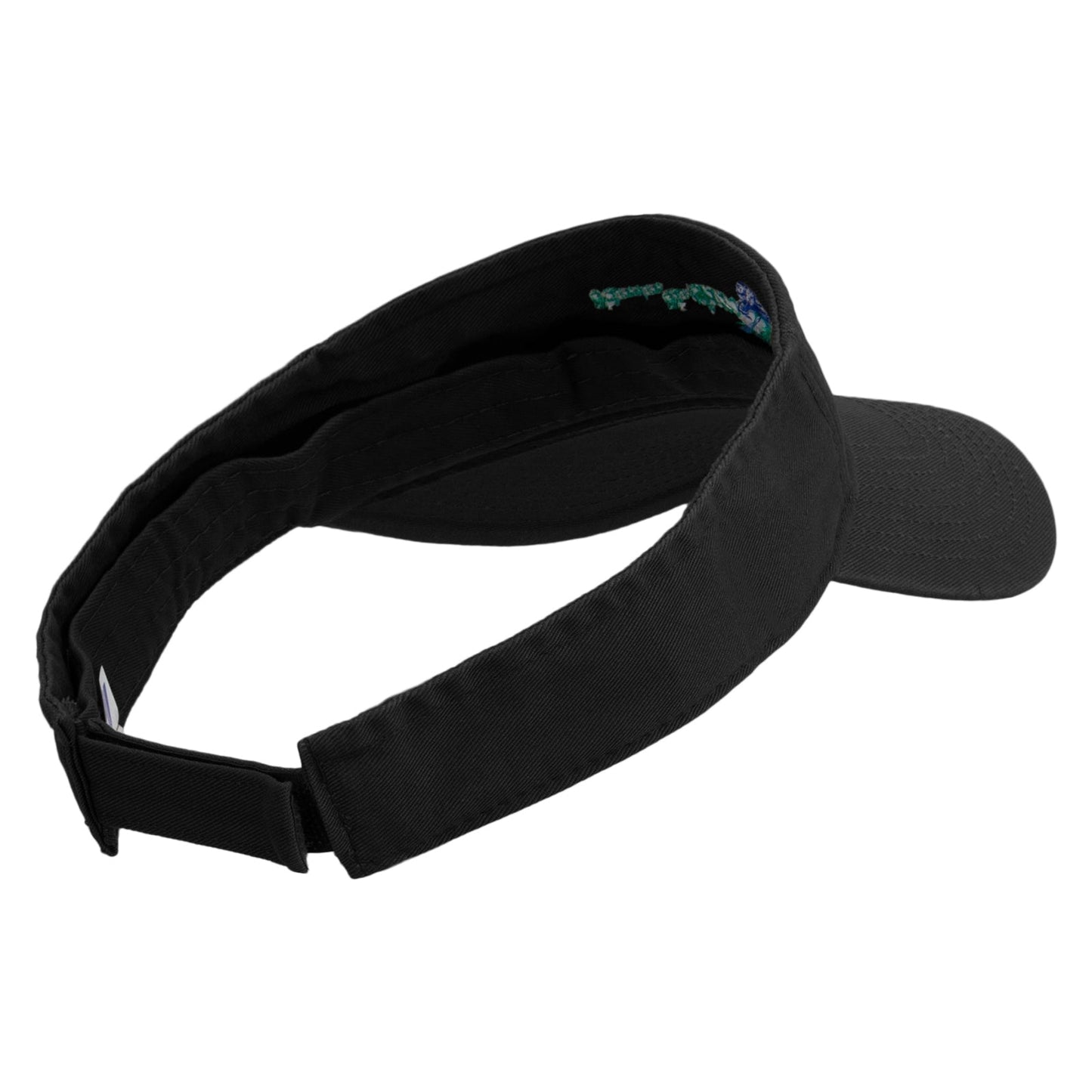 Green Power Embroidered Pro Style Cotton Twill Washed Visor