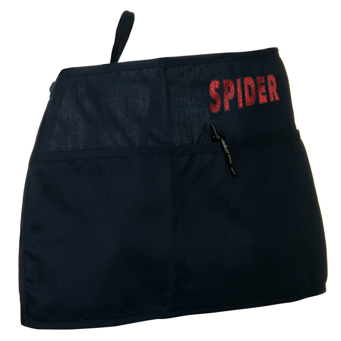 Spider Font Embroidered 3 Pockets Chef's Apron