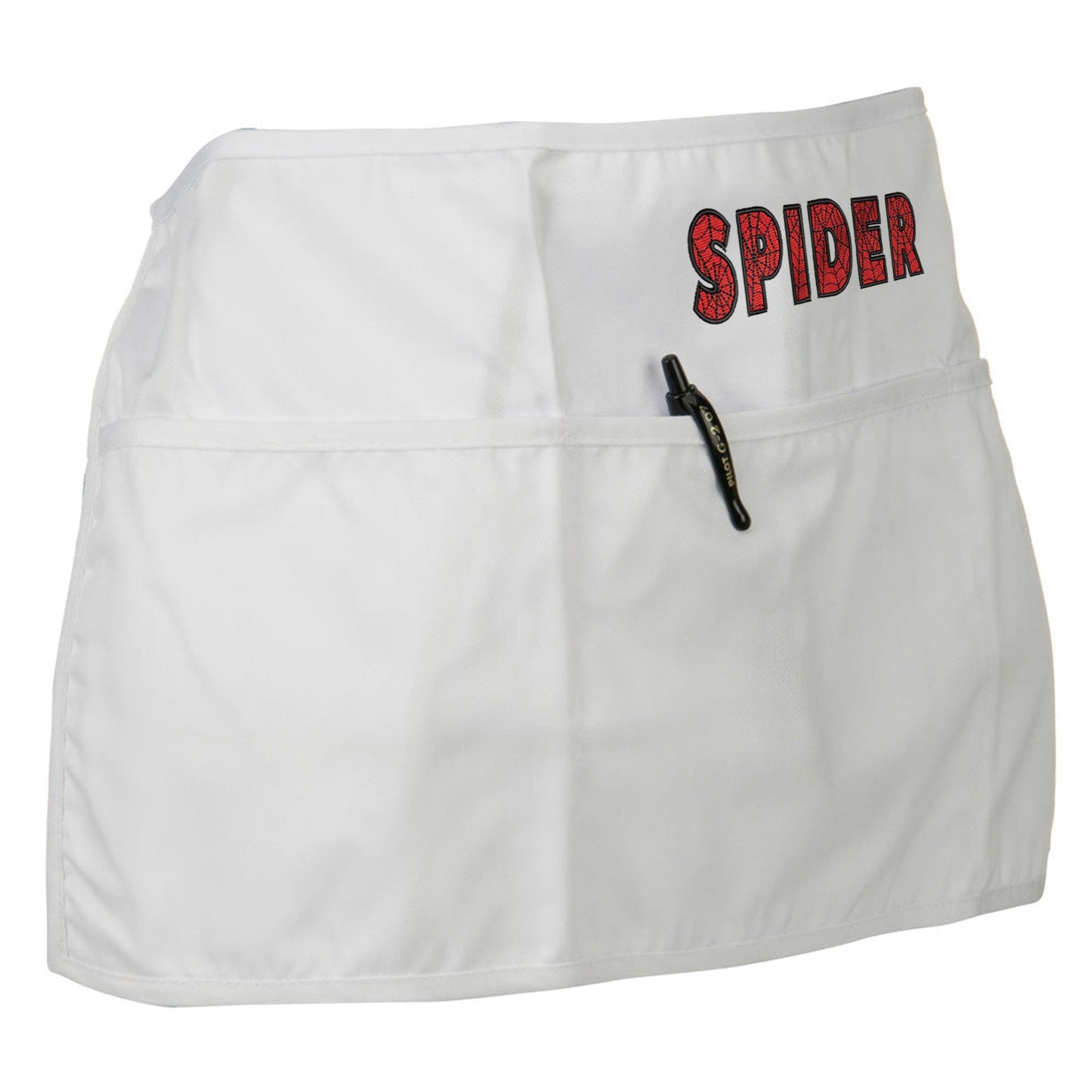 Spider Font Embroidered 3 Pockets Chef's Apron