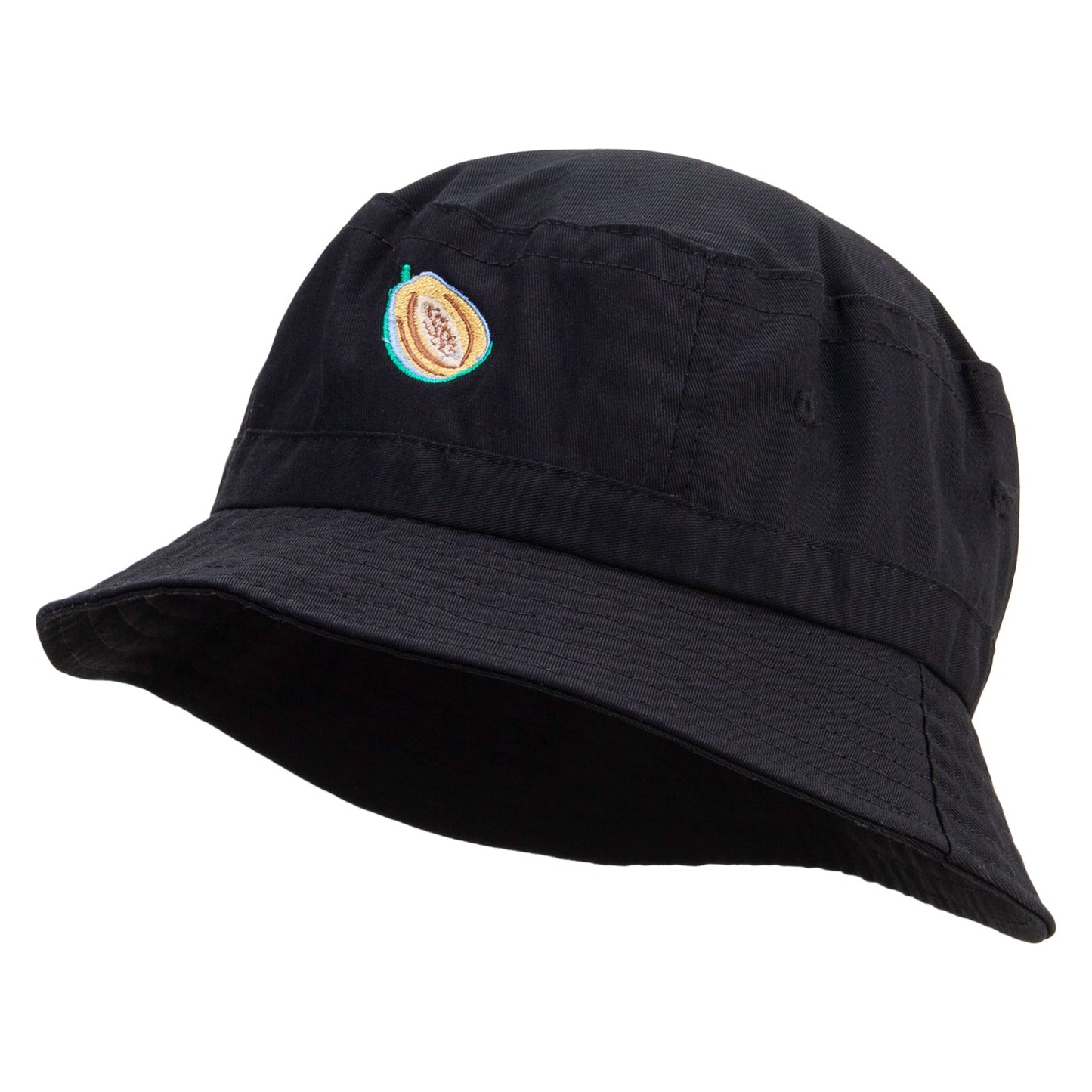 Papaya Fruit Embroidered Bucket Hat