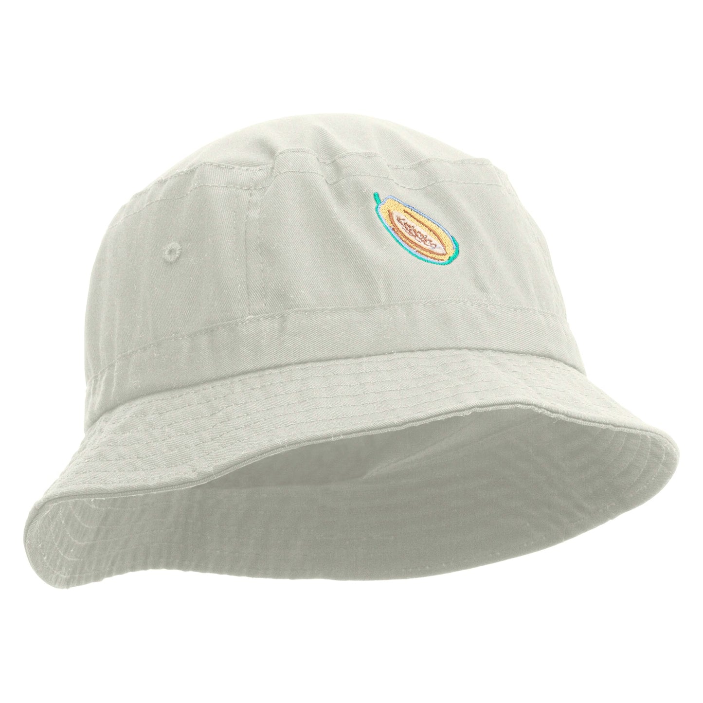 Papaya Fruit Embroidered Bucket Hat