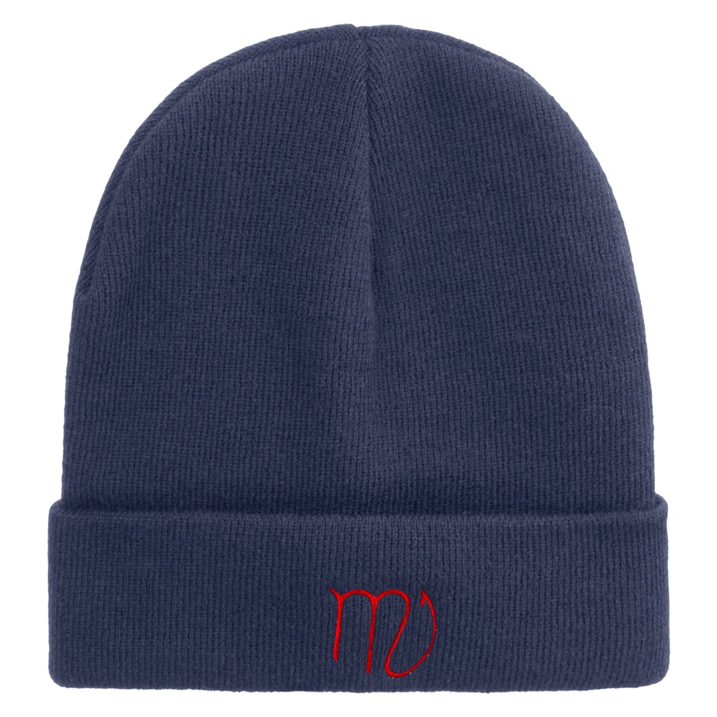 Scorpius Astrology Embroidered Big Size Acrylic Long Beanies