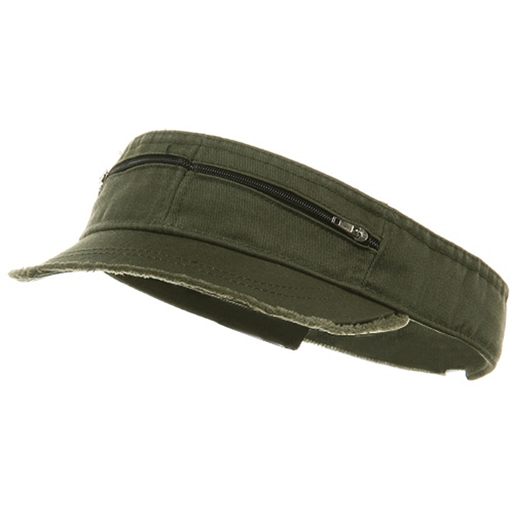 Enzyme Washed Cotton Twill Visor