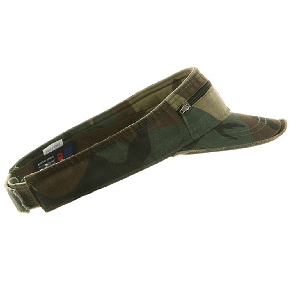 Enzyme Washed Cotton Twill Visor