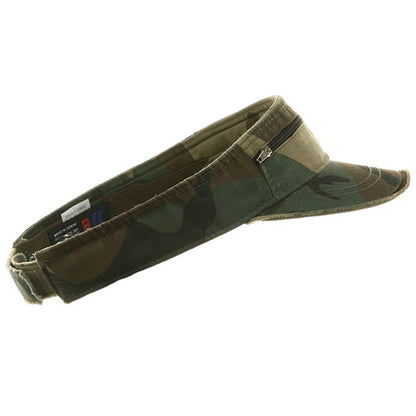 Enzyme Washed Cotton Twill Visor