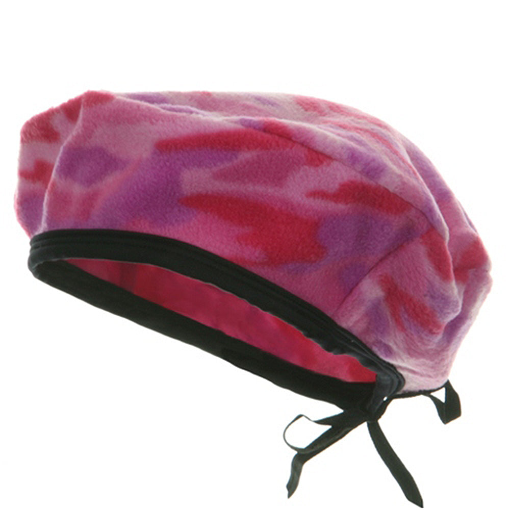 Camo Fleece Beret