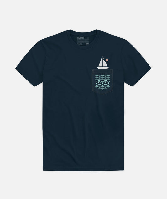 Voyage Pocket Tee - Navy