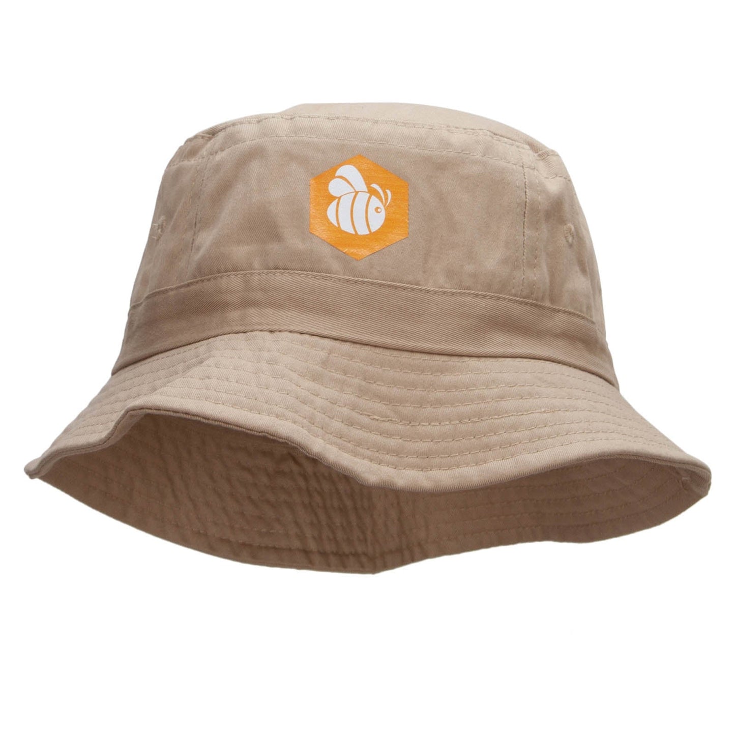 Hexagon Flying Bee Heat Transfer Bucket Hat