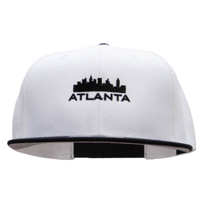 Atlanta Embroidered Wool Blend Pro Style Snapback Cap