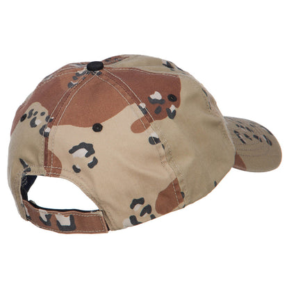 Air Force Veteran Letters Embroidered Camo Cap