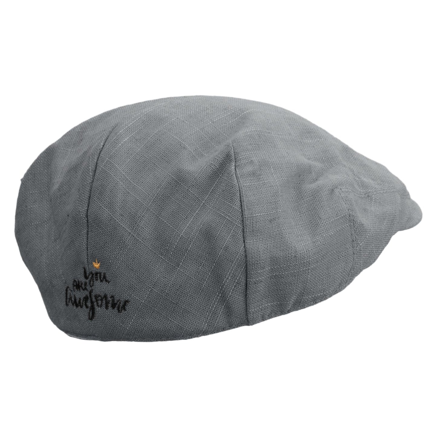 You Are Awesome Embroidered Men's Linen Ivy Cap