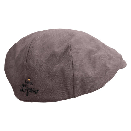 You Are Awesome Embroidered Men's Linen Ivy Cap