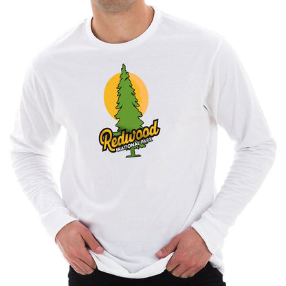 Redwood National Park Graphic Long Sleeve Crewneck Tee