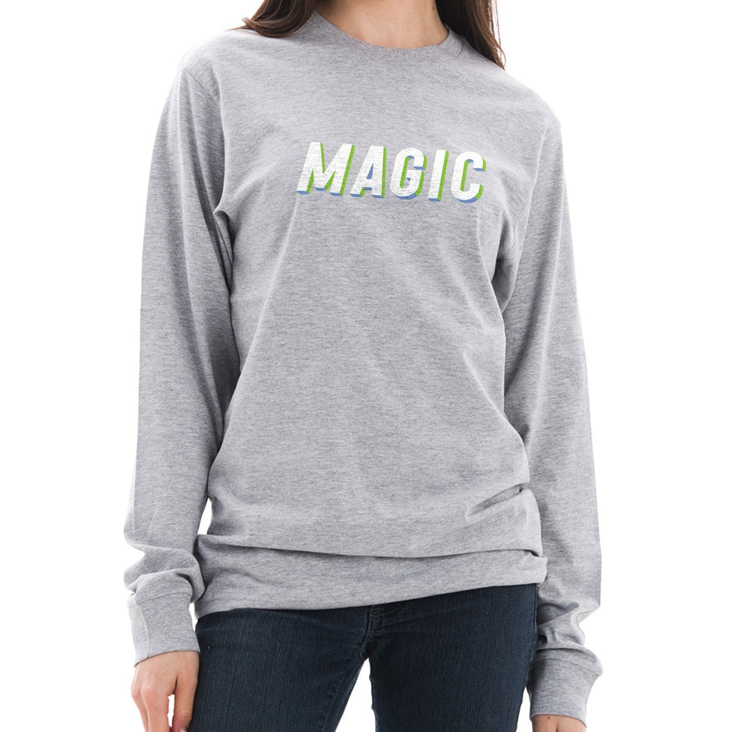 Magic Graphic Long Sleeve Crewneck Tee