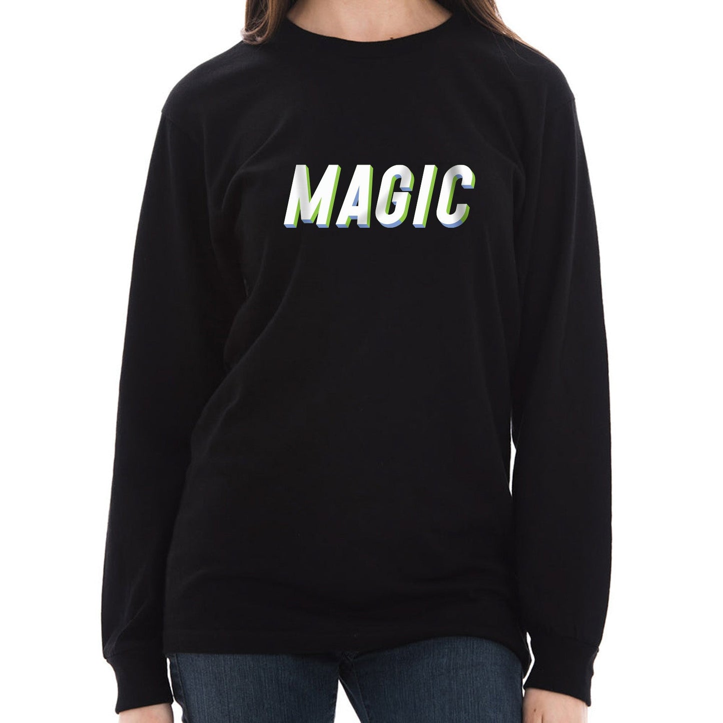 Magic Graphic Long Sleeve Crewneck Tee