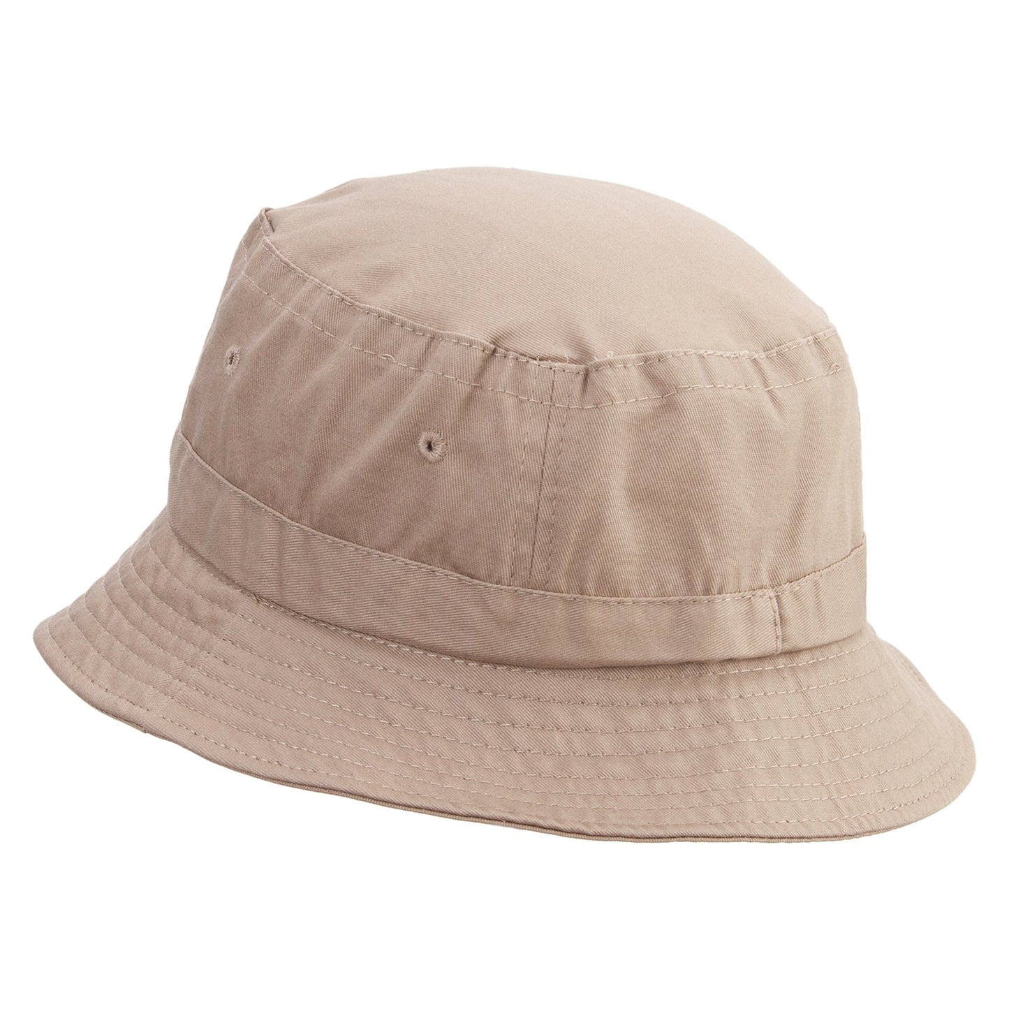 Ghost Text Embroidered Pigment Dyed Bucket Hat