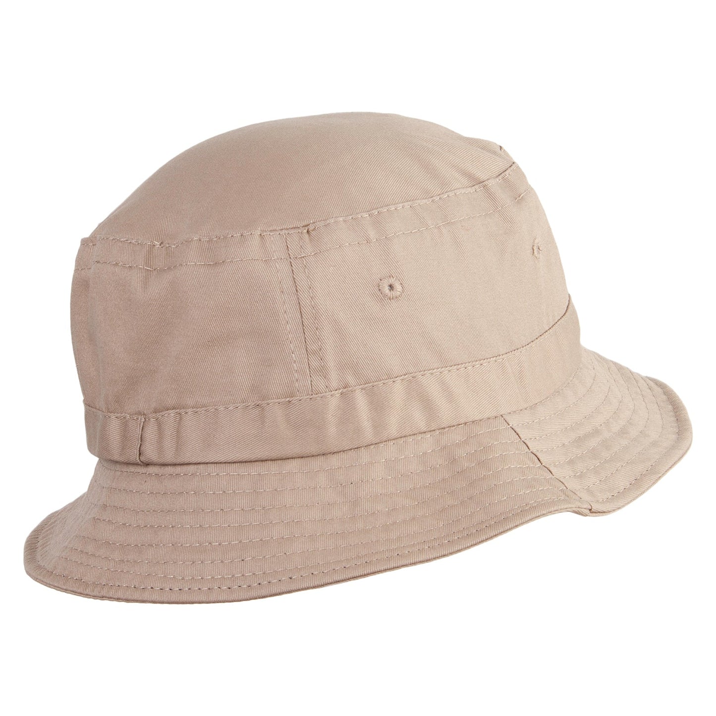 Ghost Text Embroidered Pigment Dyed Bucket Hat