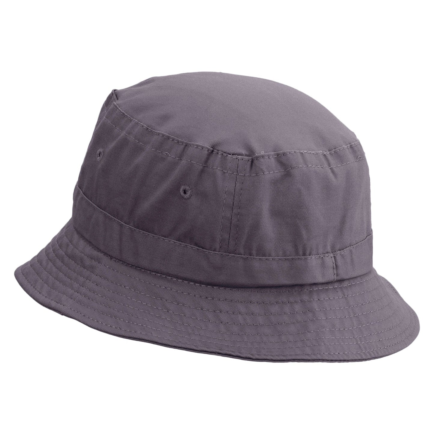 Ghost Text Embroidered Pigment Dyed Bucket Hat