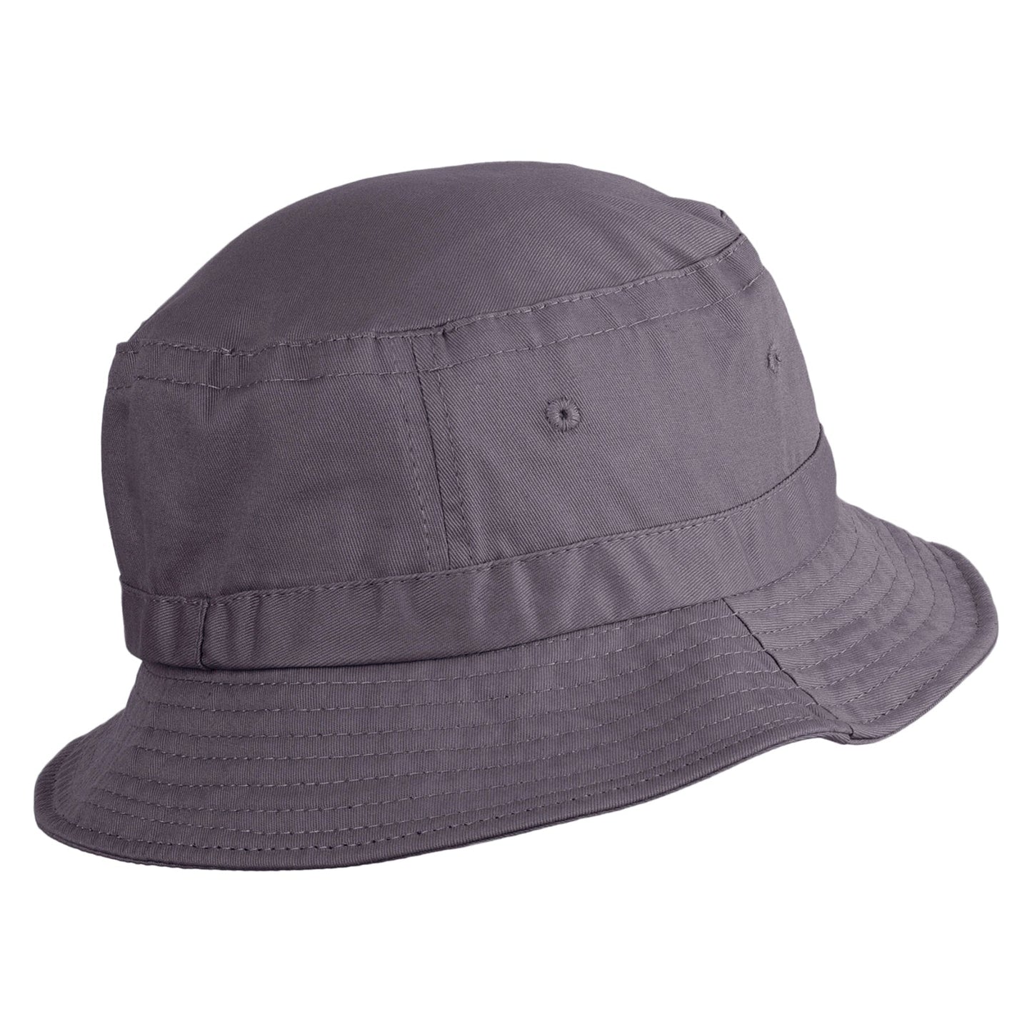 Ghost Text Embroidered Pigment Dyed Bucket Hat