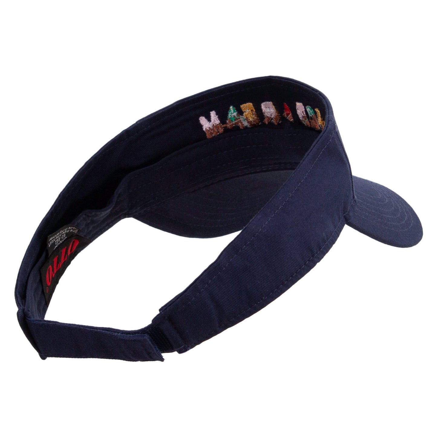 Ice Cream Embroidered Cotton Twill Sun Visor