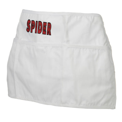 Spider Font Embroidered 3 Pockets Chef's Apron