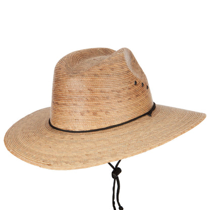 Men's Palm Braid Large Brim Fedora Hat