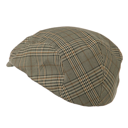 Elastic Plaid Fashion Ivy Cap