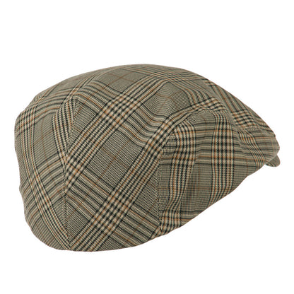 Elastic Plaid Fashion Ivy Cap