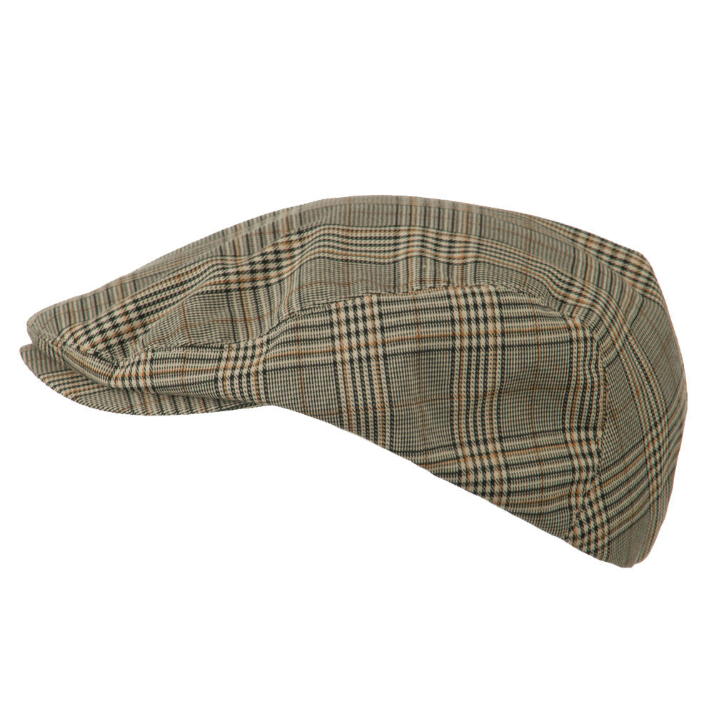 Elastic Plaid Fashion Ivy Cap