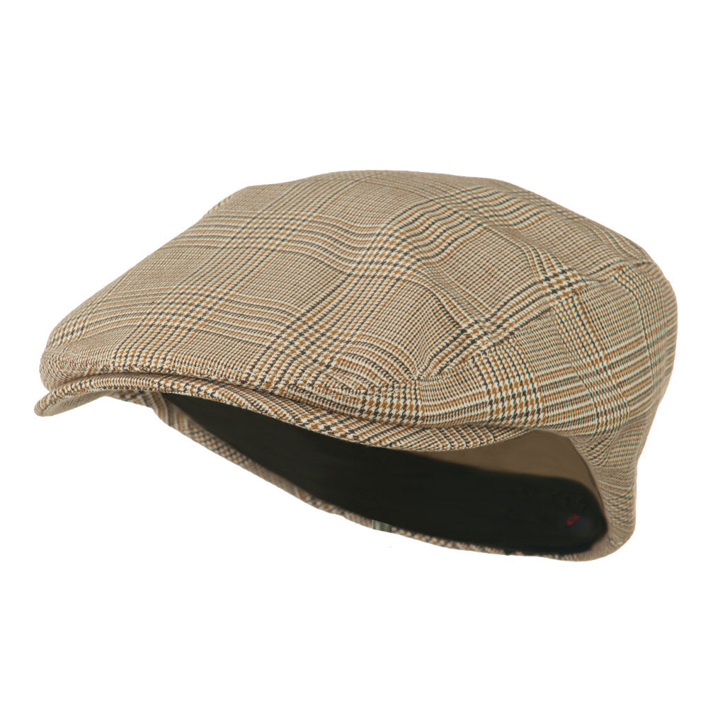 Elastic Plaid Fashion Ivy Cap