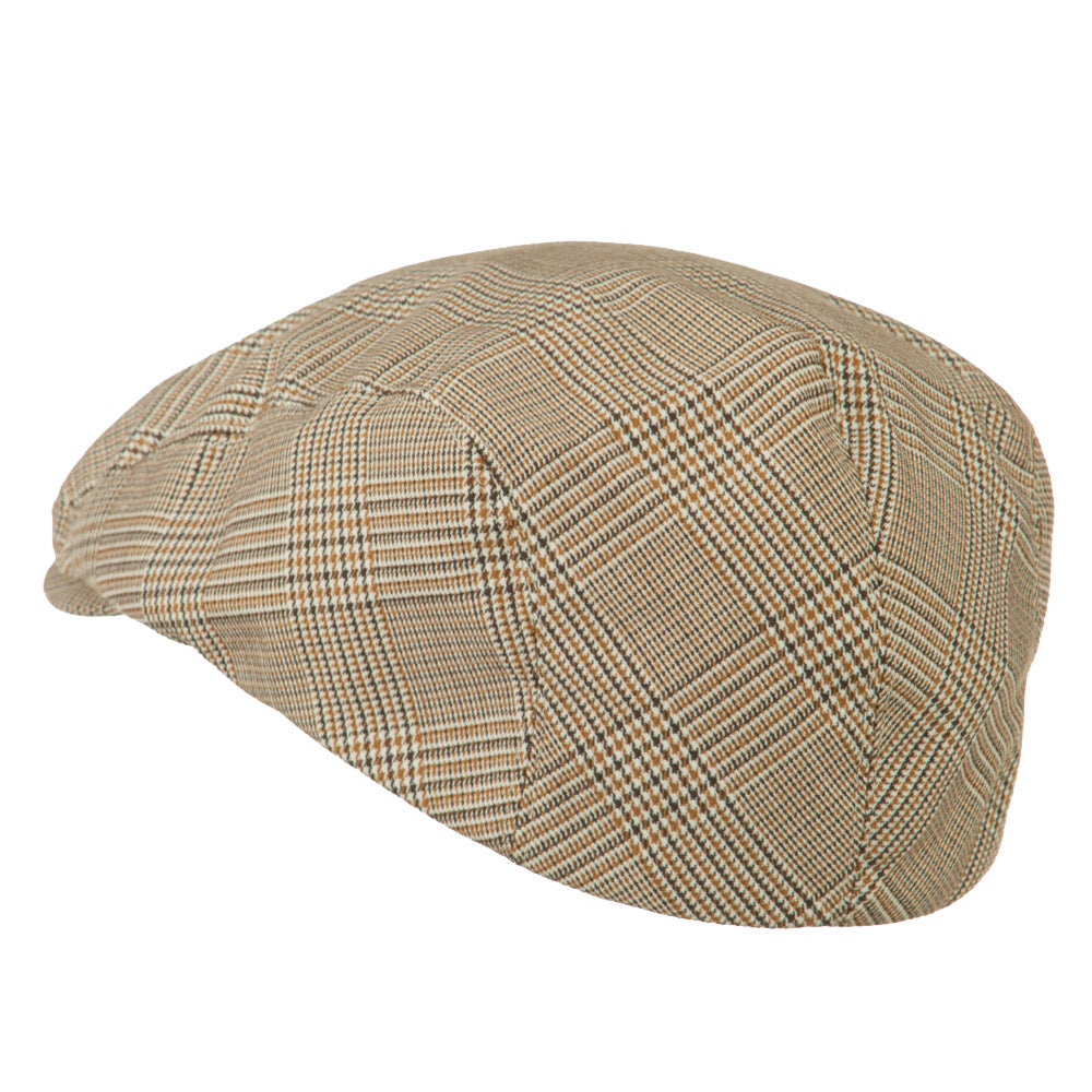 Elastic Plaid Fashion Ivy Cap