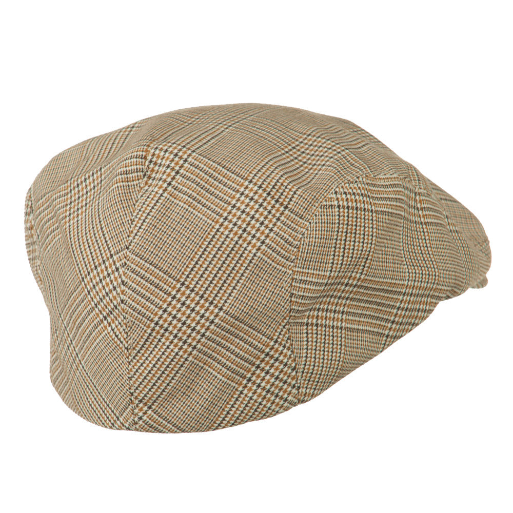 Elastic Plaid Fashion Ivy Cap