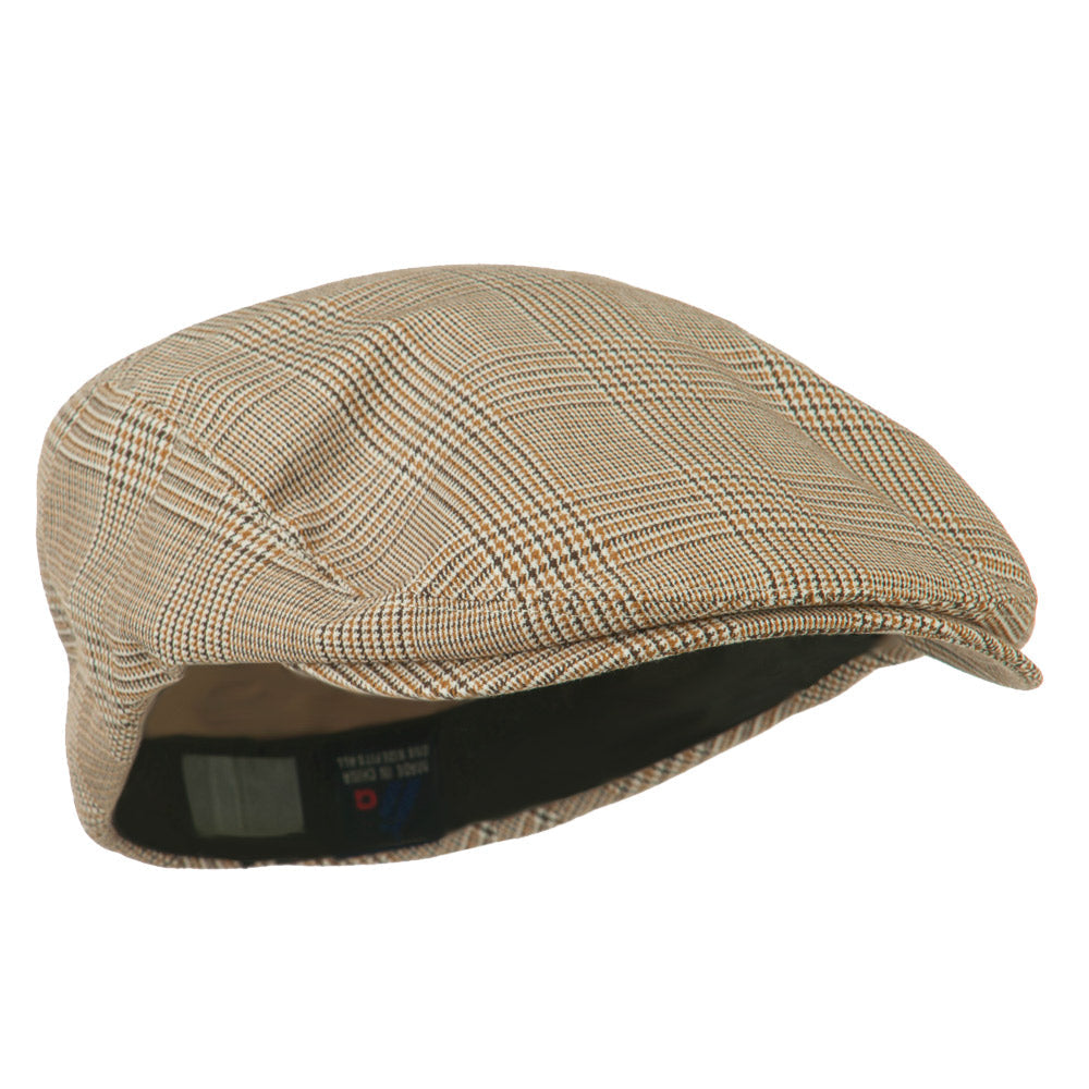 Elastic Plaid Fashion Ivy Cap