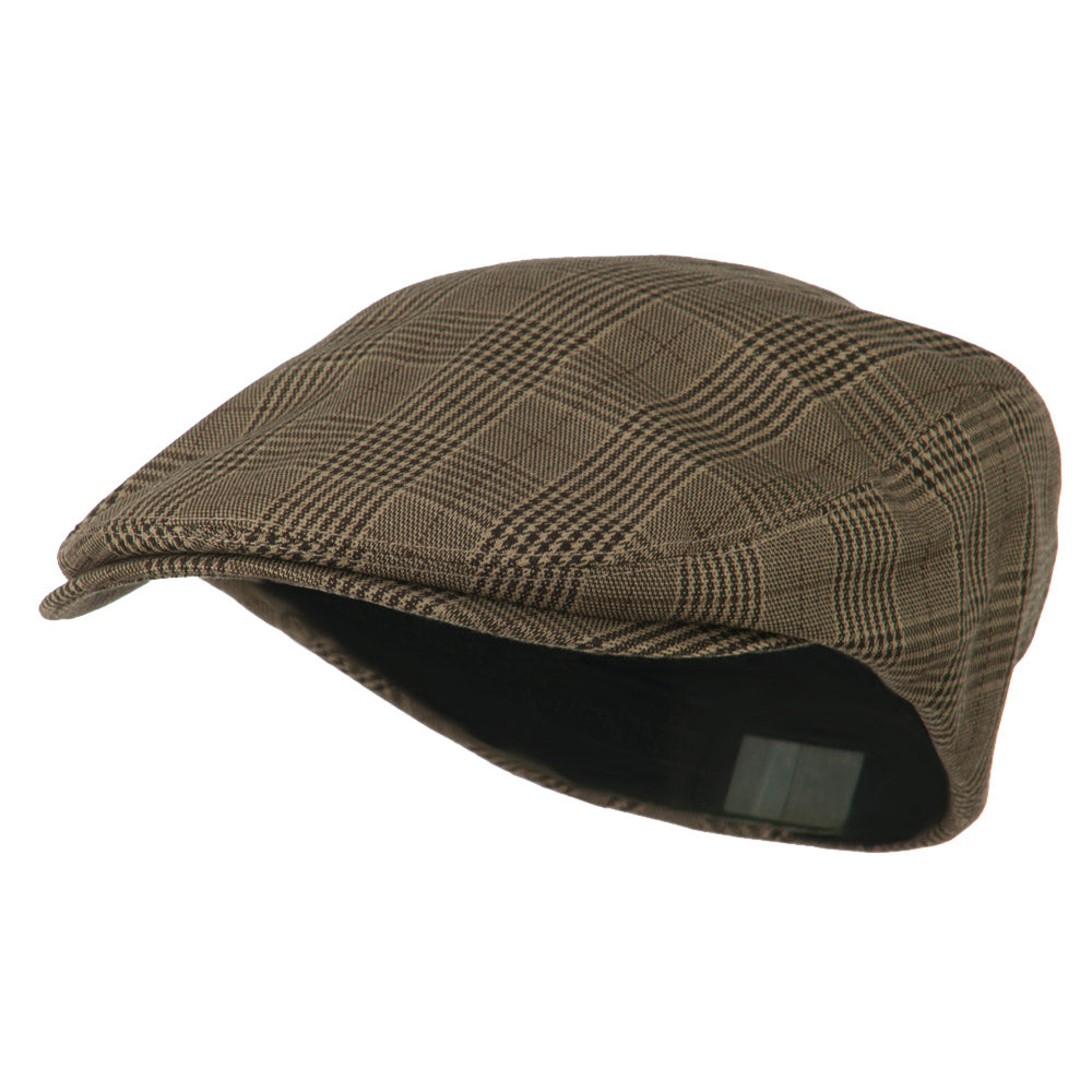Elastic Plaid Fashion Ivy Cap