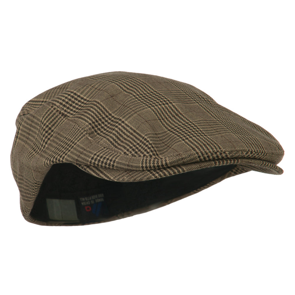 Elastic Plaid Fashion Ivy Cap