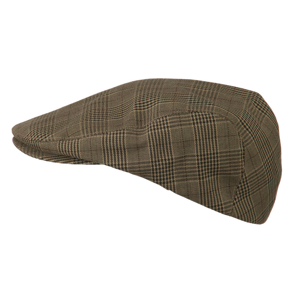 Elastic Plaid Fashion Ivy Cap