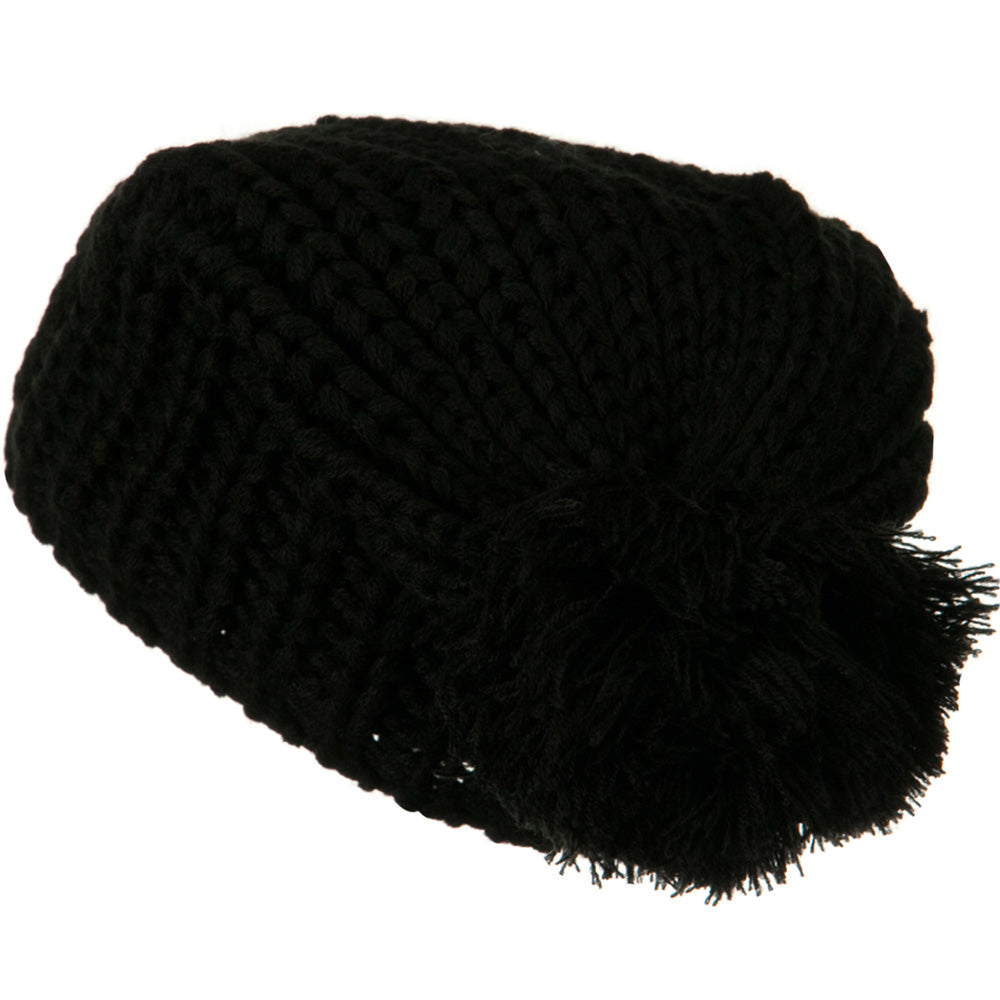 Fall Back Pom Pom Knit Hat