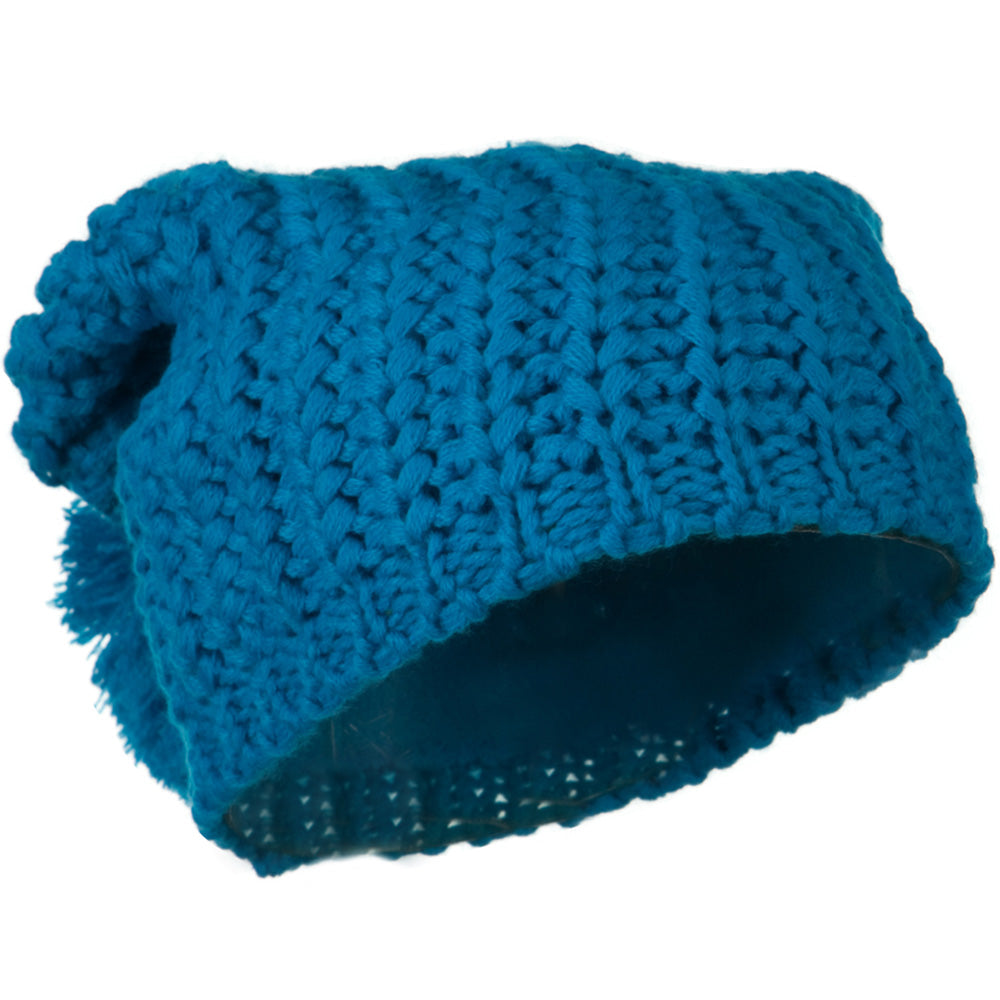 Fall Back Pom Pom Knit Hat