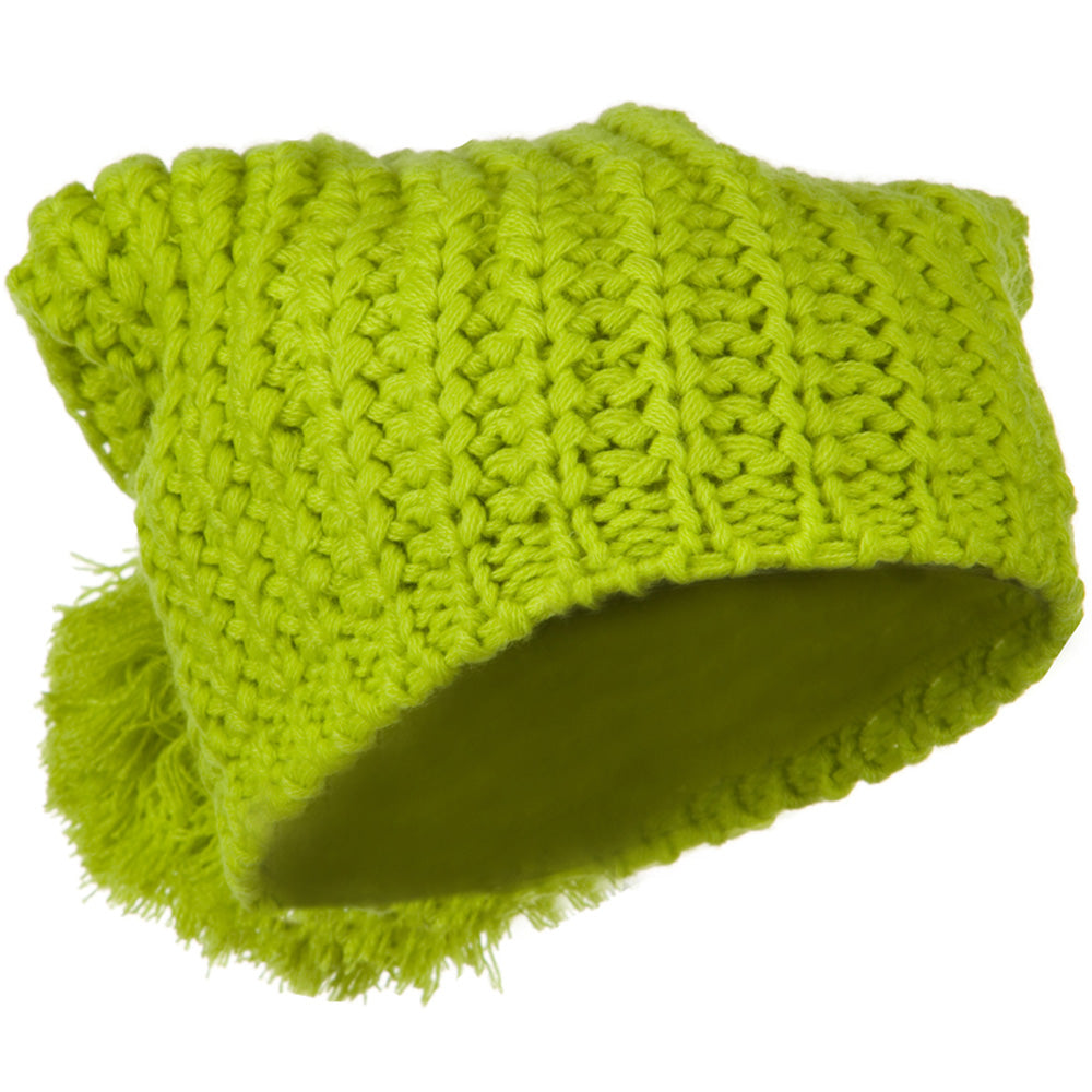 Fall Back Pom Pom Knit Hat