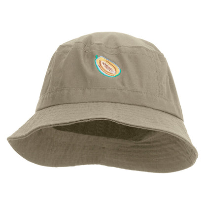 Papaya Fruit Embroidered Bucket Hat