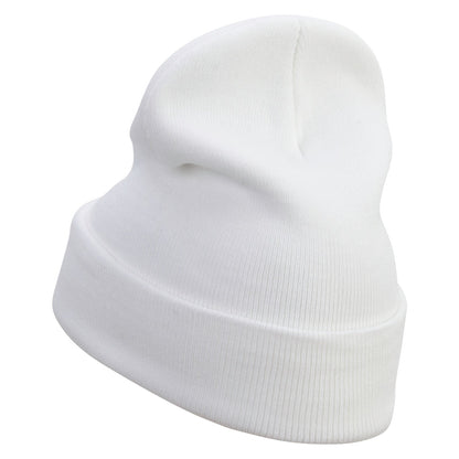 Cancer Astrology Embroidered 12 Inch Long Knitted Beanie