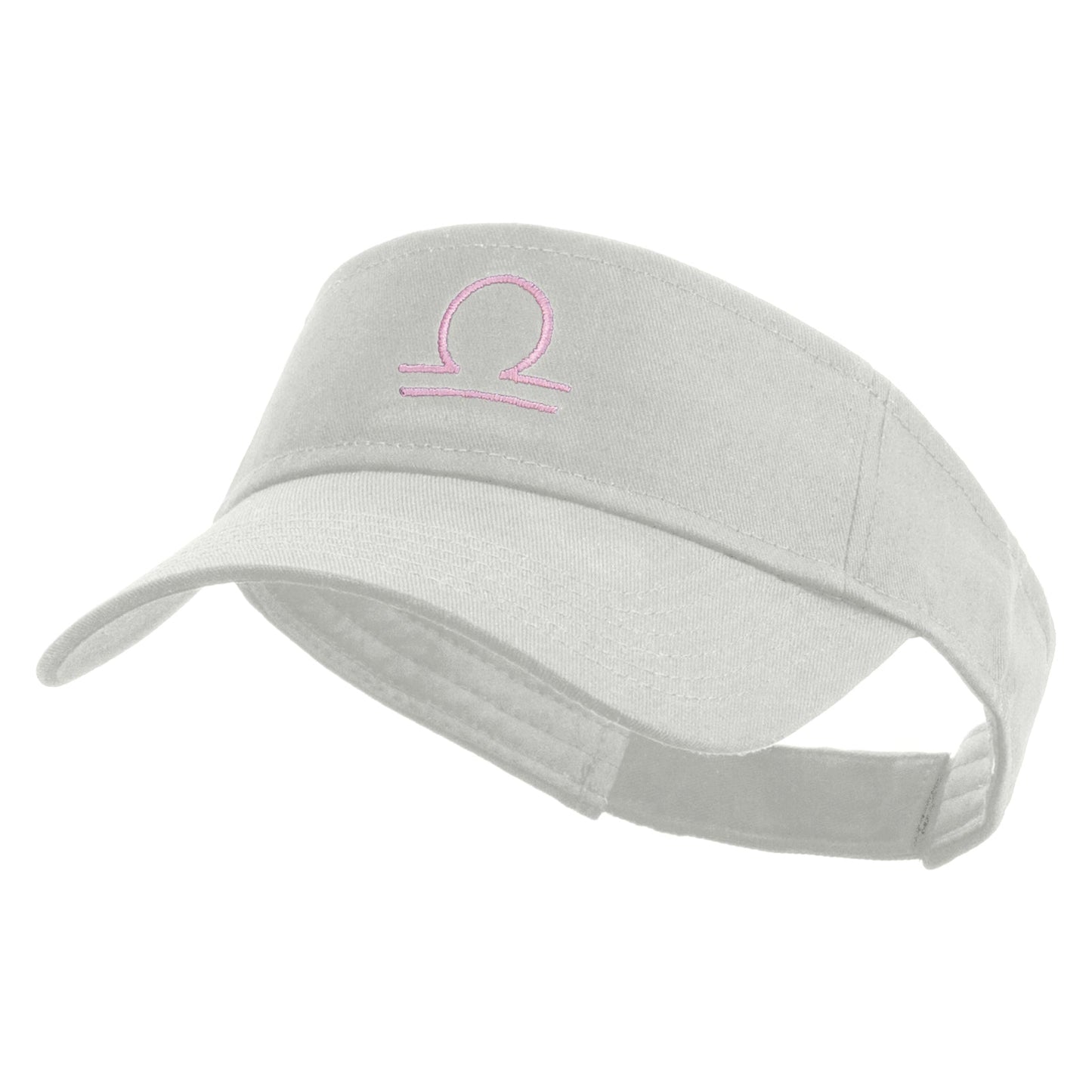 Libra Astrology Embroidered Cotton Twill Sun Visor