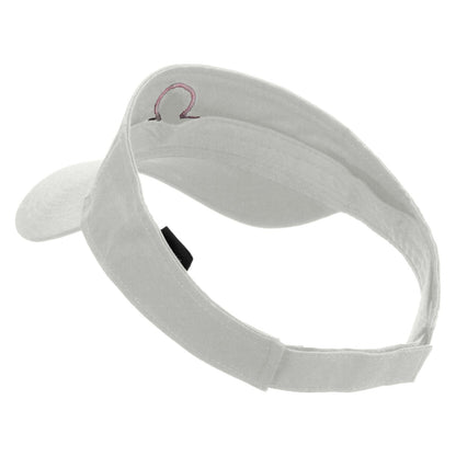 Libra Astrology Embroidered Cotton Twill Sun Visor