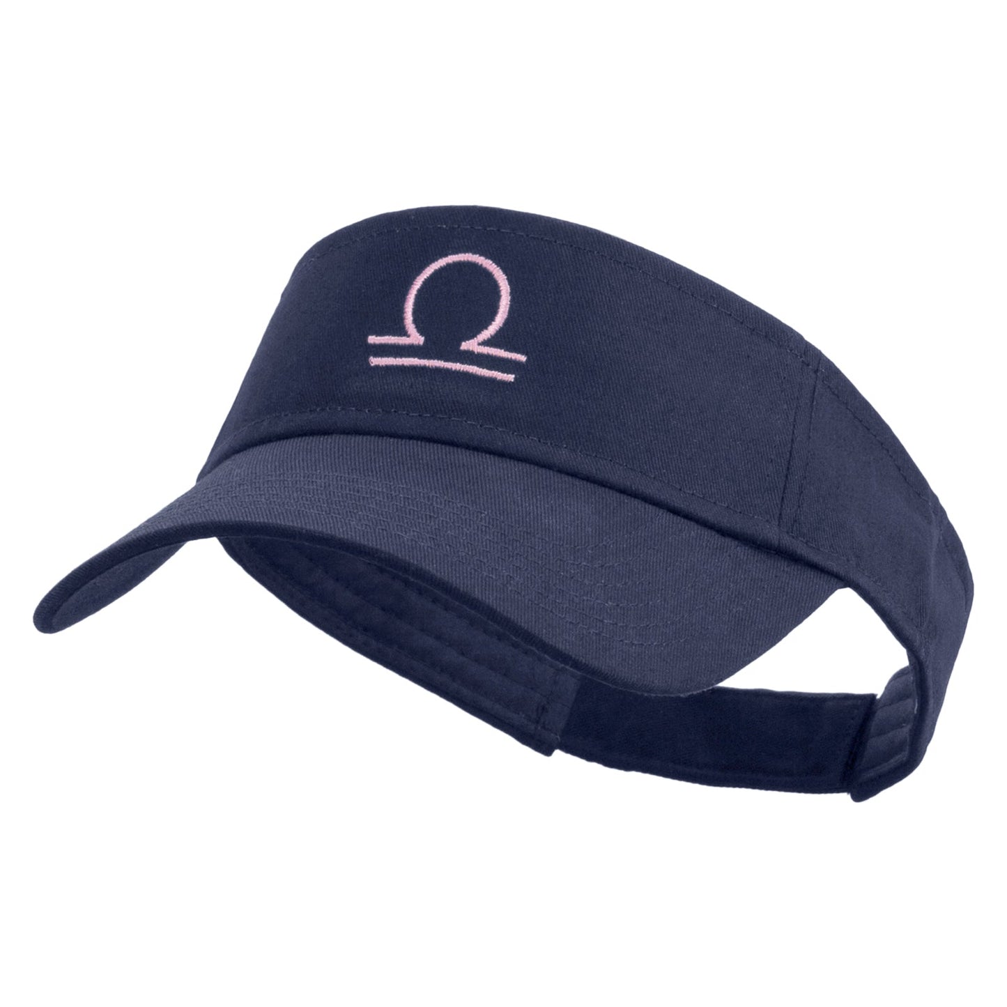 Libra Astrology Embroidered Cotton Twill Sun Visor