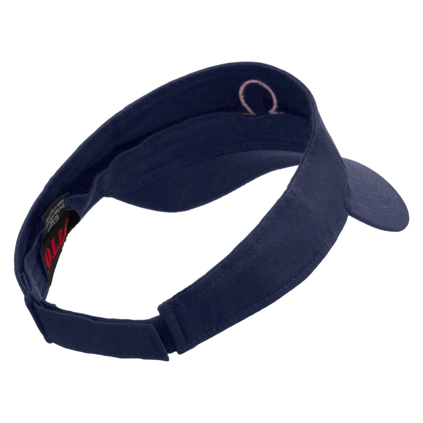Libra Astrology Embroidered Cotton Twill Sun Visor