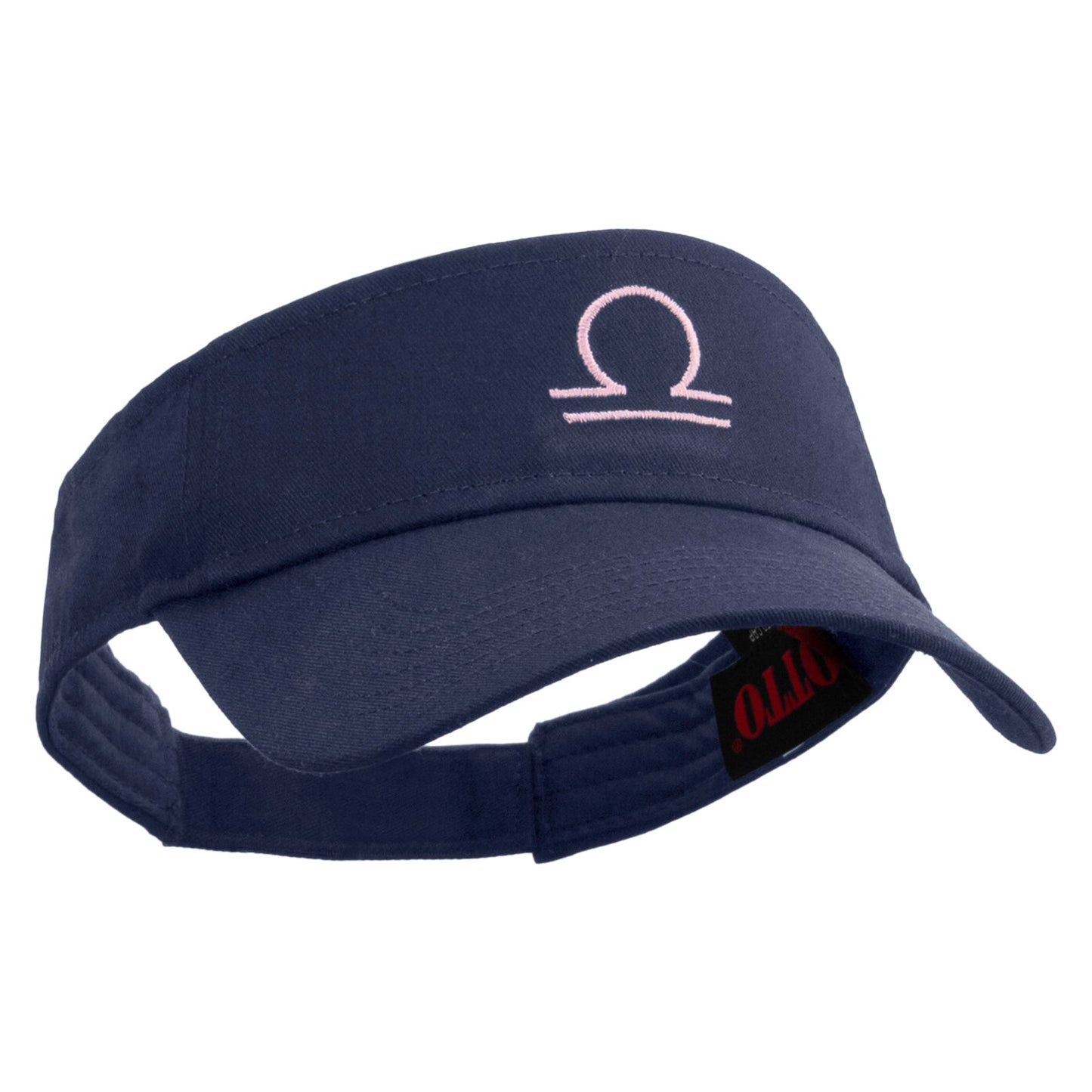 Libra Astrology Embroidered Cotton Twill Sun Visor